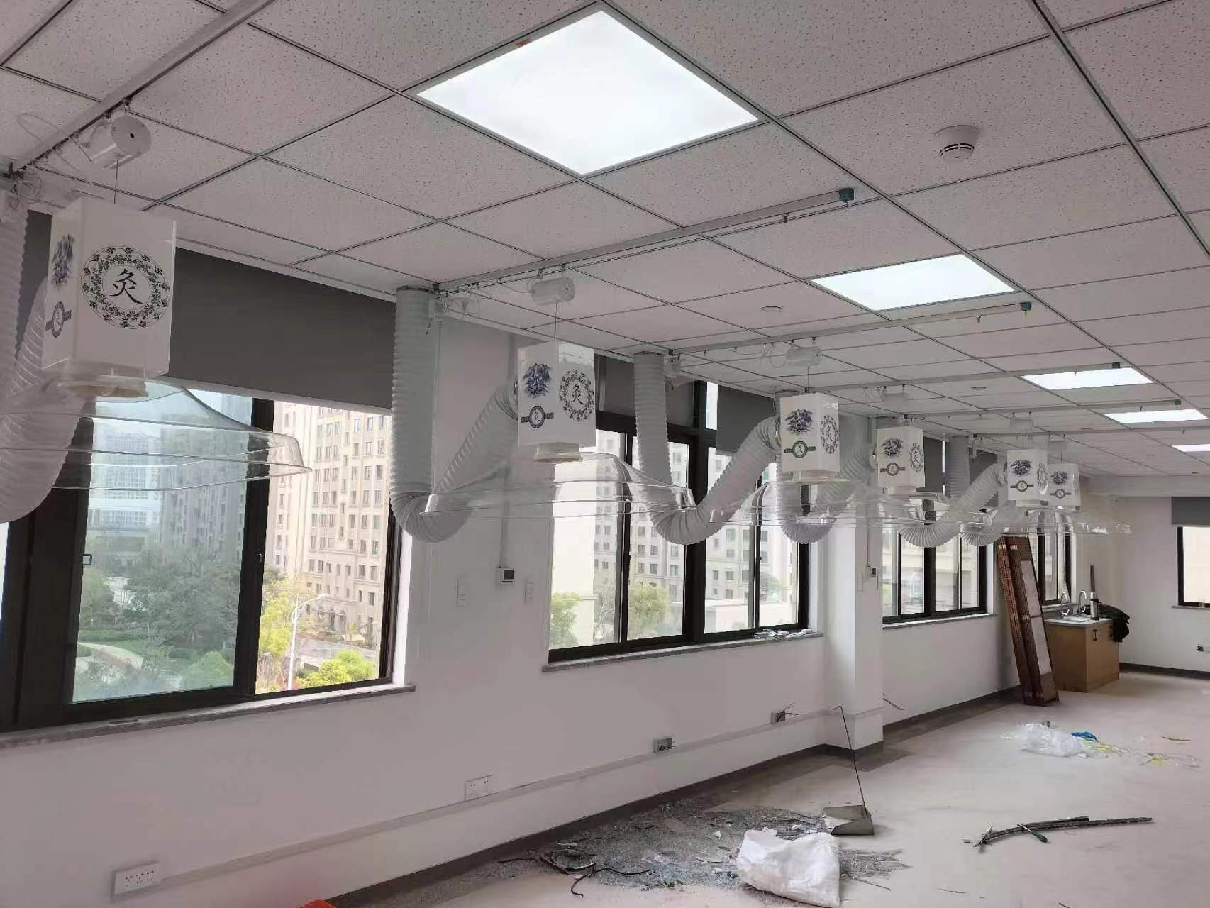 江西省南昌市建元康復醫院（華仔艾灸排煙系統）安裝完工